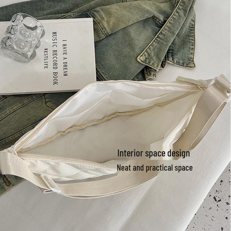 Autumn/Winter 2025 Large Casual Nylon Dumpling Bag - Versatile Crossbody & Single Shoulder Commute Tote for Women.