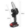 2000RPM DC 48V Woodworking Cordless Wood Cutter Portable Saw Rechargeable Electric Saw