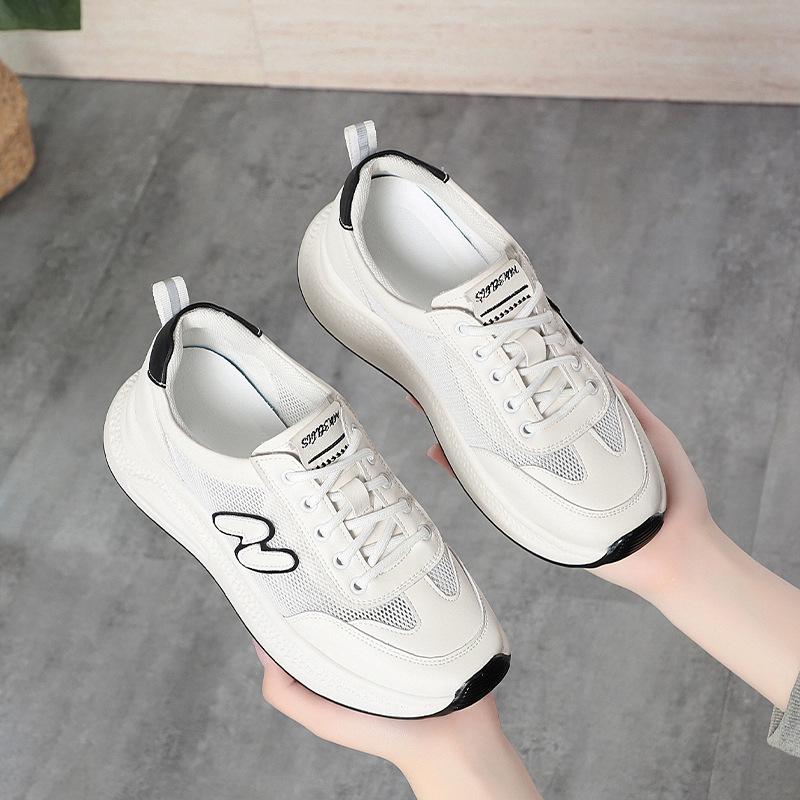 Casual Comfortable Shoes For Women In Summer New White Shoes For Women Lightweight Soft Sole Mesh Breathable Sneakers For Women