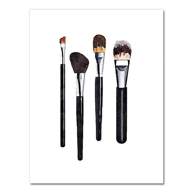 

Рамка из цельного дерева, модная девушка на высоких каблуках, помада, ресницы, настенная живопись на холсте, плакаты на скандинавскую тему и принты, картинки для гостиной, домашний декор 15*20cm(with frame)