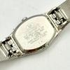 Used [New Battery] ORIENT Ladies Watch 1P Diamond Shell Silver UBLV-01