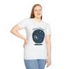 Unisex Softstyle T-Shirt Dandelion Jellyfish Night Sky Bloom Voyage Cosmic
