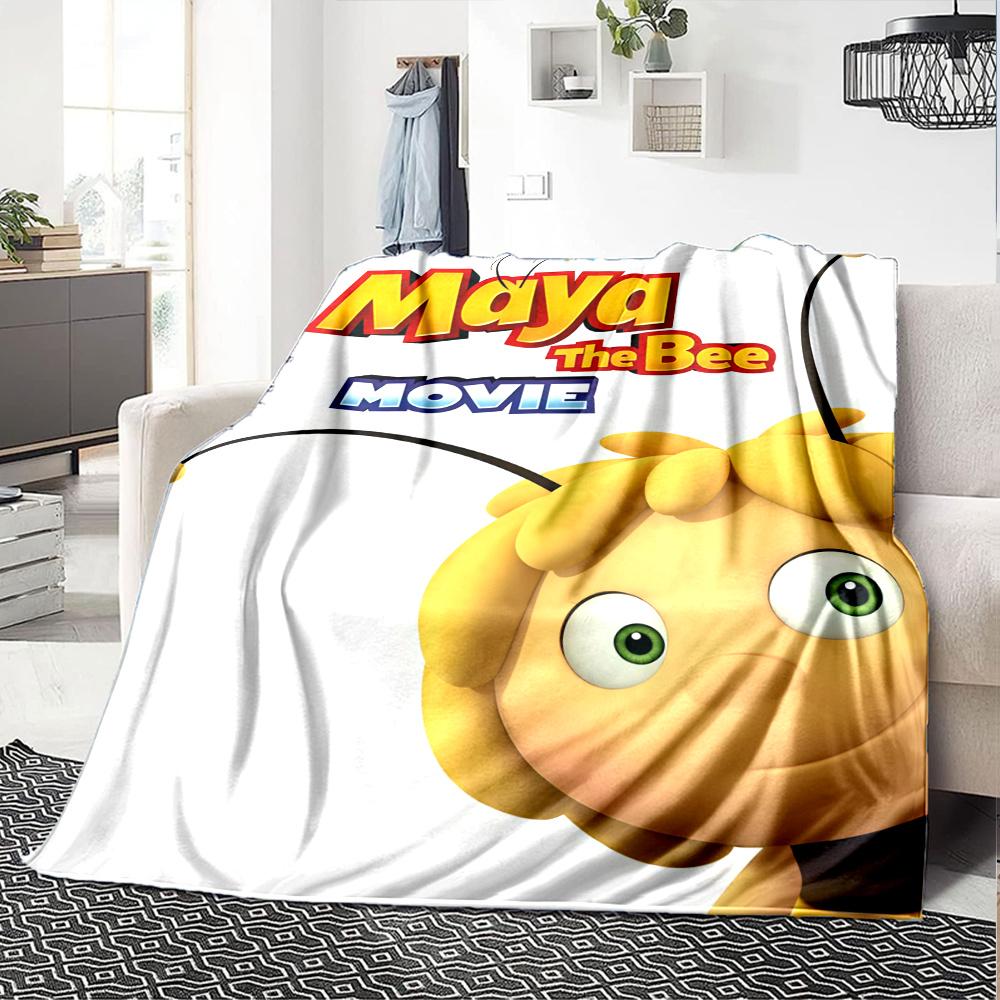 Maya Bee Blanket, High quality Comfortable for All Seasons, Home Decor, Warmth and Comfort