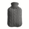 1pc Gray Hot Water Bottle Cover - Cozy Winter Warmth, Durable Polyester, No Electricity Needed, Perfect for Home&Office Use