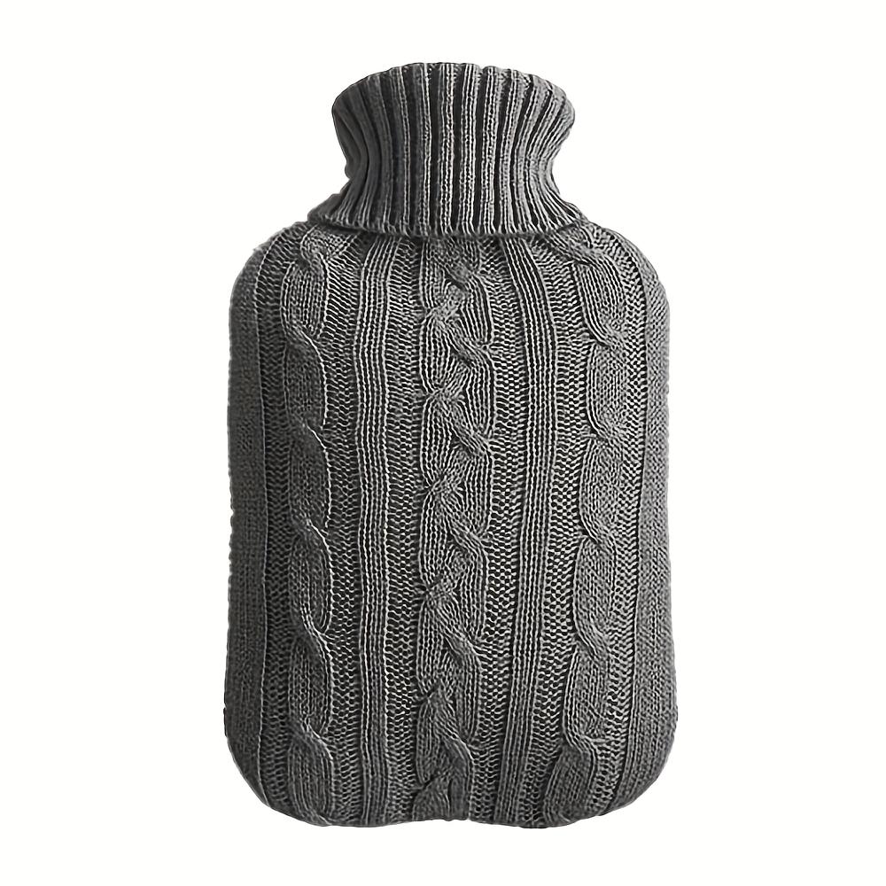 1pc Gray Hot Water Bottle Cover - Cozy Winter Warmth, Durable Polyester, No Electricity Needed, Perfect for Home&Office Use