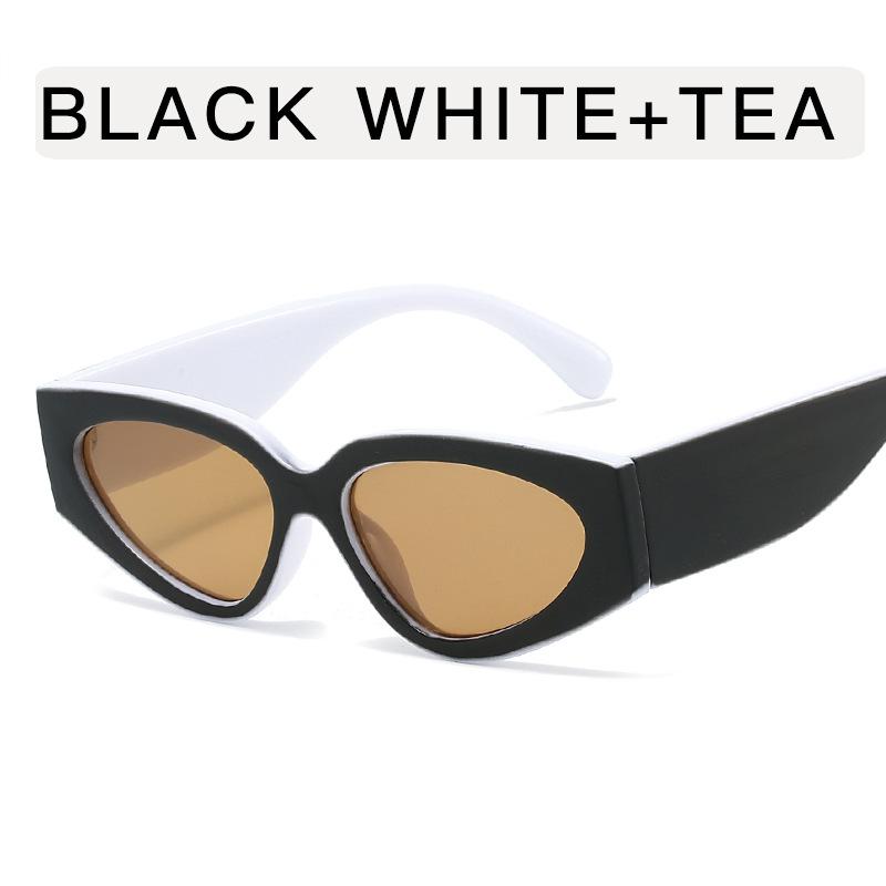 New Vintage Cat Eye Sunglasses for Women Men Round Sun Glasses Female Oval Eyewear for Male Female Eyeglasses