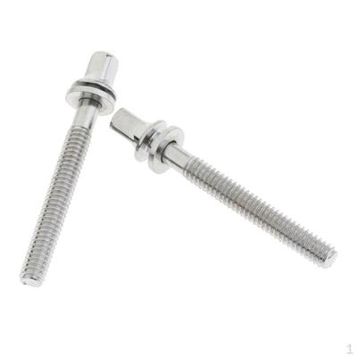 2 Trommelspannstangen mit Schrauben für Schlagzeuger und Perkussionisten