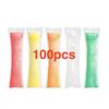 100pcs DIY Ice Popsicle Bag Cream Maker Disposable Molds For Ice Lollies Freezer Bag Kitchen Summer Essential