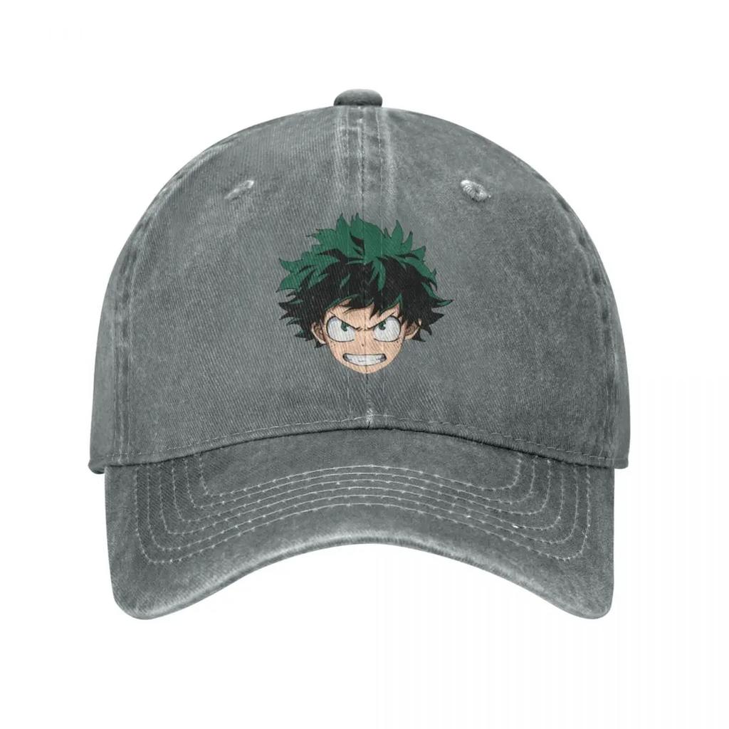 Boku No My Hero Academia Anime Czapka Wiosna Lato Dla Chłopca Dziewczynki Czapki Baseballowe Modne Izuku Midoriya Nakrycia Głowy Dżinsowe Sportowa Casquette