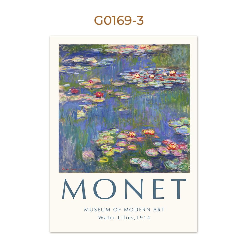 Modern Minimalist Retro Landscape Monet Hand-painted Oil Painting Wall Canvas Posters Painting Prints For Living Room Home Decor