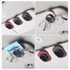 CAPR9 Car Glasses Clip Sun Visor Storage Clamp Ticket Card for Skoda Fabia Yeti Rapid Kodiaq Mk3 A4 A6 A7 Kamiq Karoq Vrs Accessories