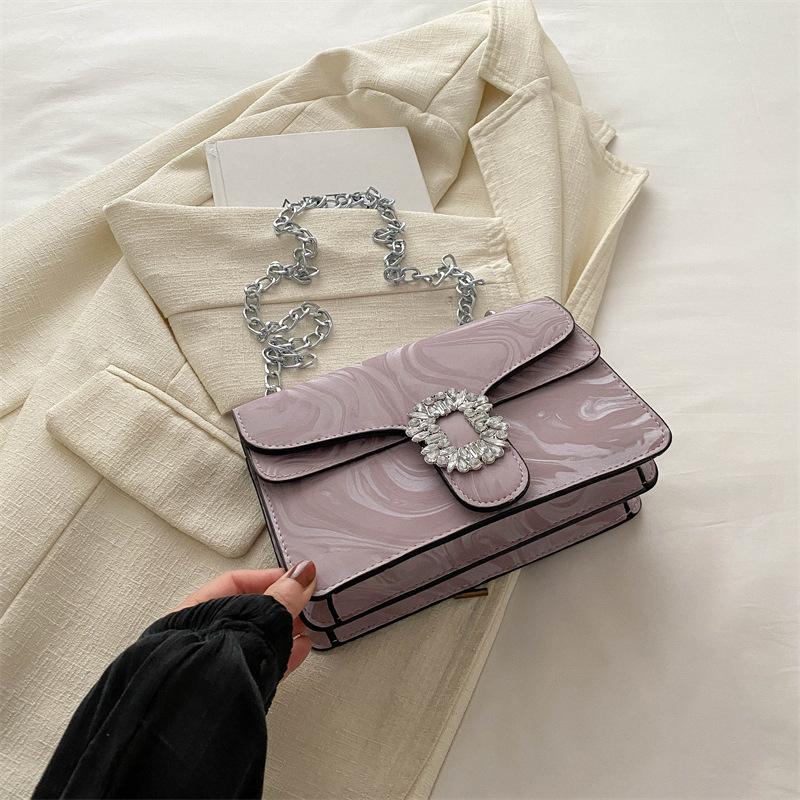 Personality trend commuter bag personality chain new summer fashion shoulder bag messenger bag casual small square bag
