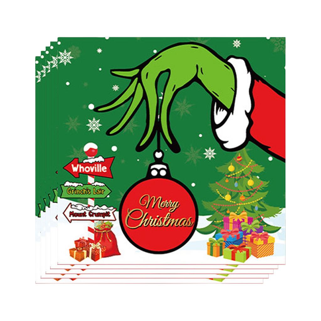 Disposable Christmas Themed Party Tableware Decoration,Birthday Theme Party Decoration Banner Pull Flag Cake Flag Balloon- Set