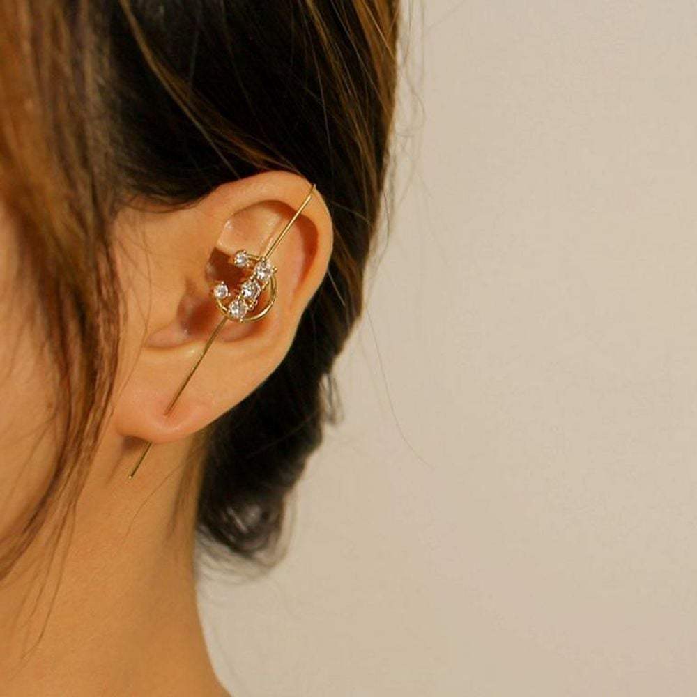 Cubic Hook Earrings Women's Accessories Simple Fashion Accessories
