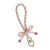 Handmade Bowknot Phone Lanyard Anti-lost Weaving Phone Wrist Strap  Phone Accessories