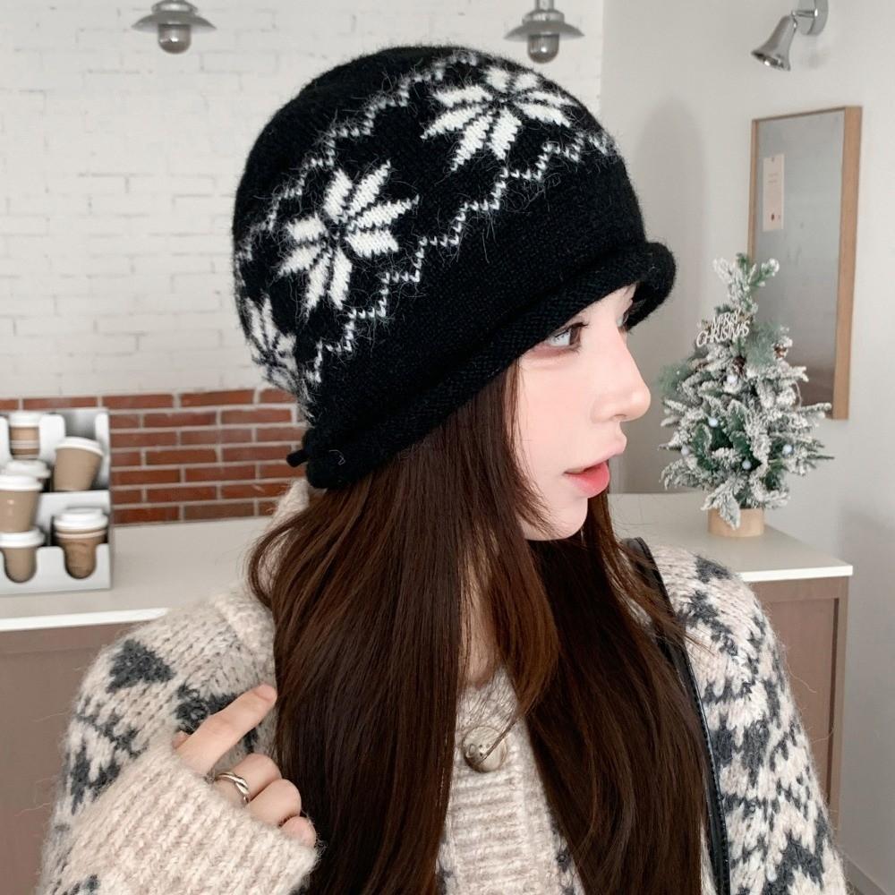 Drawstring Beanies Hat Keep Warm Winter Hat Fashion Skullies Cap  Autumn