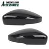 For VW Polo MK5 2009-2017 Rearview Mirror Cover Housing Glossy Black Side Wing Mirror Cap Replacement Car Accessories 6R0857537B