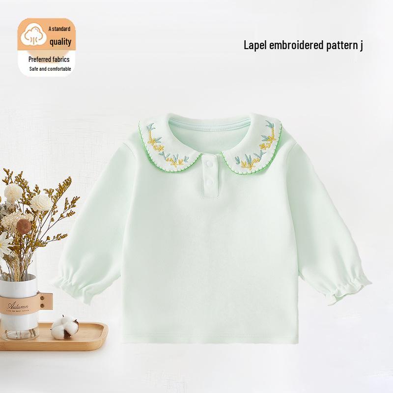 Spring & Autumn Baby Lapel Top: Versatile Base Layer for Boys & Girls