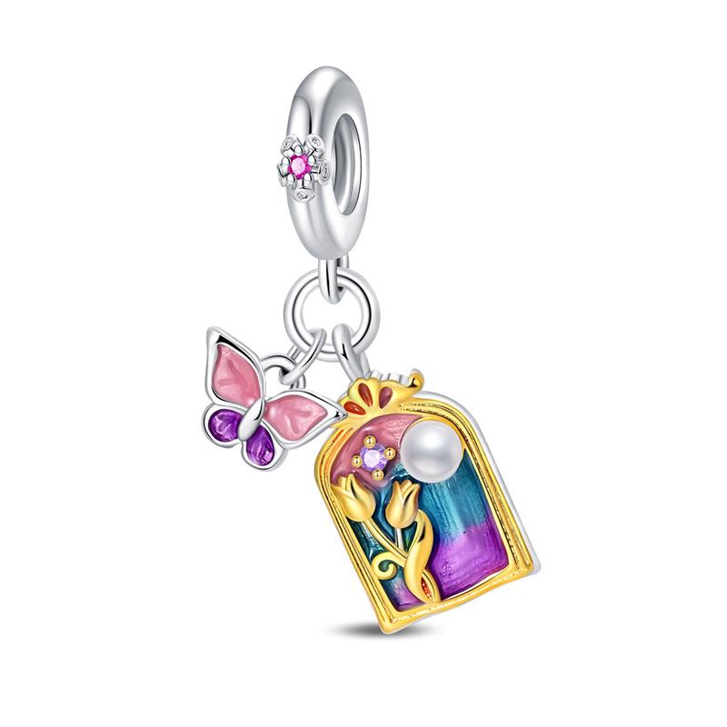 New In Copper-Plated Rock Climbing Frog Beads Fit Panora Bracelet&Bangle Diy For Women Birthday Fine Jewelry Gift