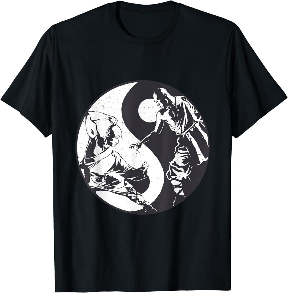 New Limited Shaolin Martial Arts Kung Fu Yin Yang MMA Chinese Vintage T-Shirt