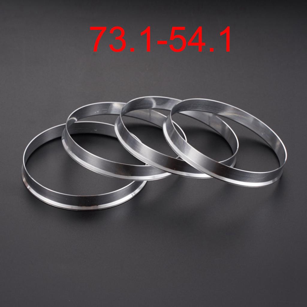 4pcs Car Aluminum Alloy Wheel Hub Centric Rings center Bore 60.1-56.1/66.6-57.1/66.1-64.1/67.1-57.1/73.1-57.1/73.1-60.1