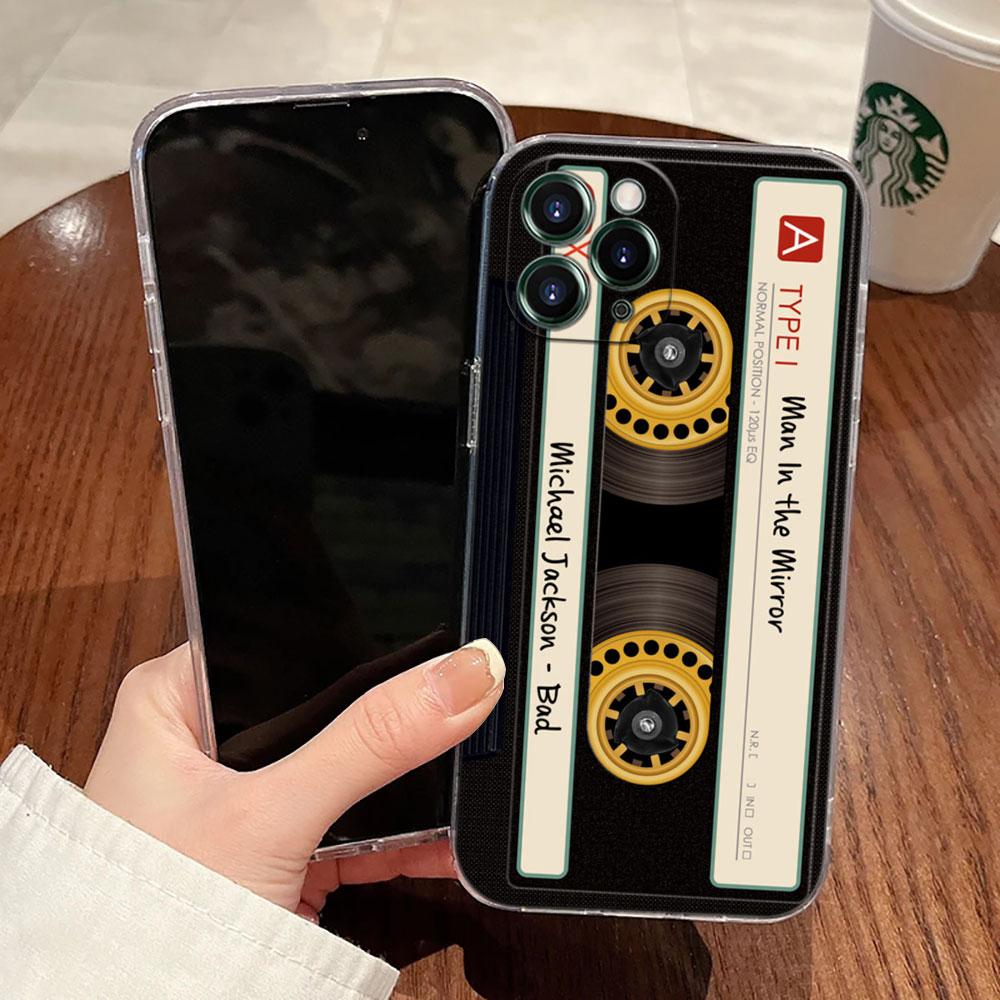 Cassette Music Tapes Circuit Board Camera Case For Apple iPhone 17 16 15 14 13 12 11 Pro Max 16 Plus 16E 17Air 17Pro Phone Cover