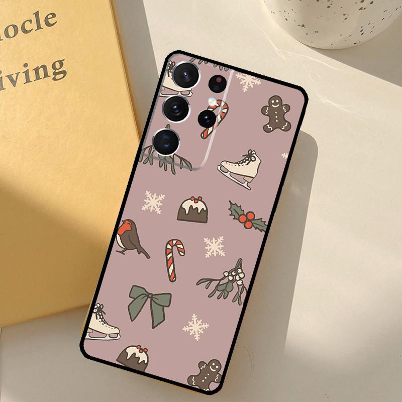 Ice Skating Phone Case For Samsung Galaxy S25 Ultra S20 S21 S22 S23 S24 Plus S9 S10 S25 FE Cover Shell