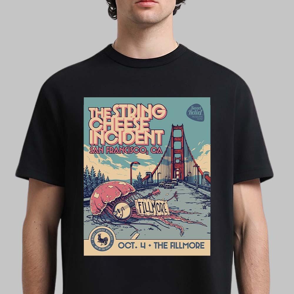 The String Cheese Incident San Francisco Oct 4 2025 Fillmore T-Shirt Unisex T-Shirt XXL