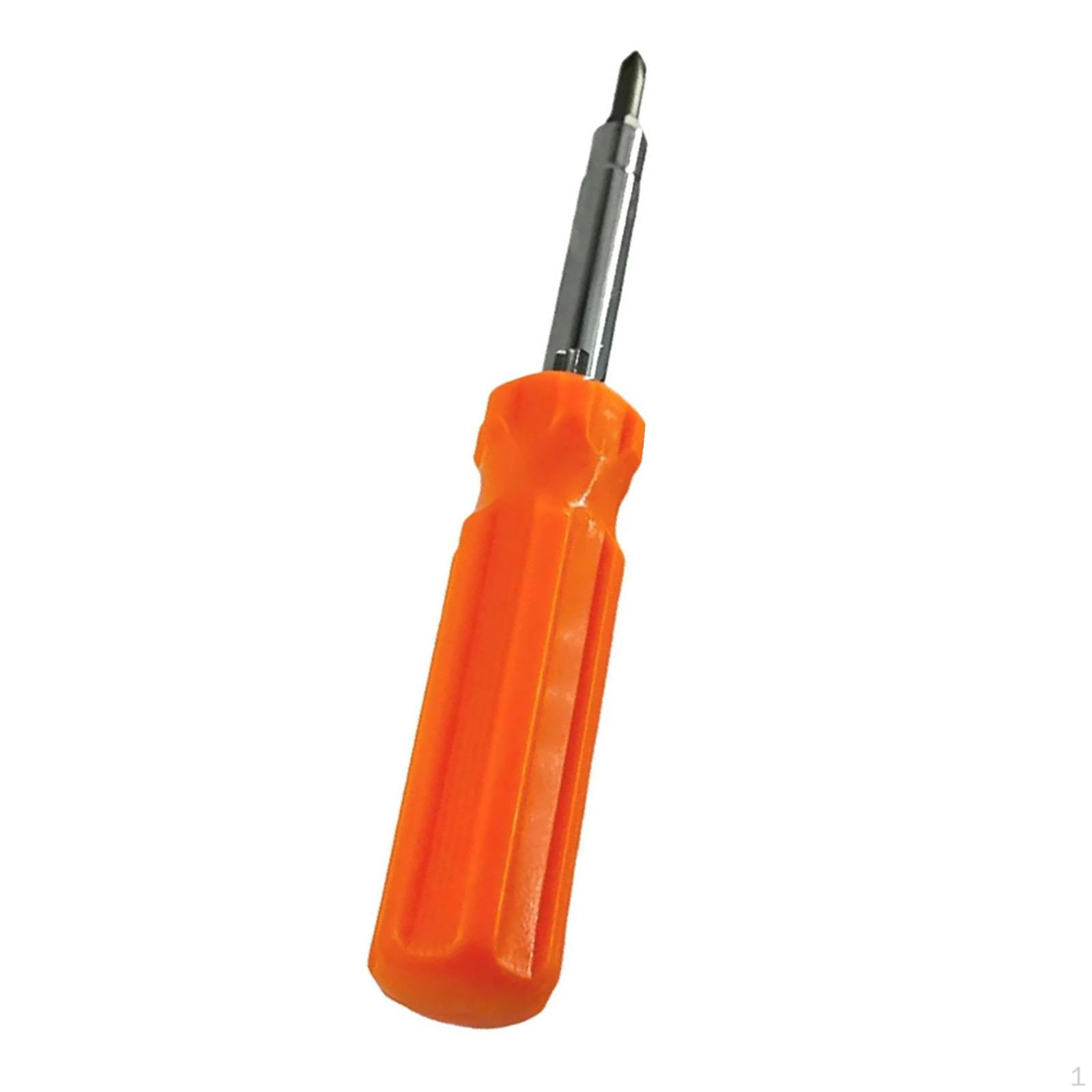 

1/4" 3/16" Flathead Screwdriver, Practical Hand Tool, Portable Ratchet Screwdriver PH1 PH2 оранжевый