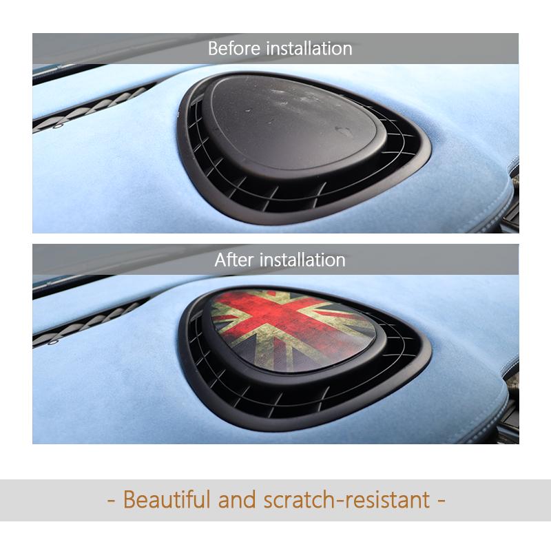 Zentraler Luftauslass Leder Spezielle Abdeckung Aufkleber Für Mini cooper one Für F54 F55 F56 Für Clubman Hardtop Hatchback ybln9