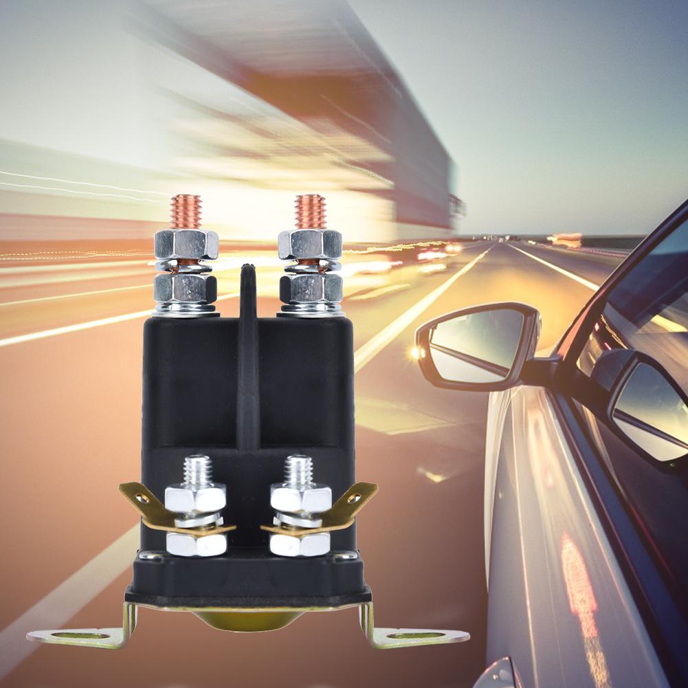 Starter Relay 100A Normally Open Dust Proof Magnetic Switch 12VDC with 4 Binding Post