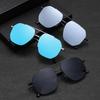 Men's Classic Aviator Double Bridge Nylon Sunglasses with UV Protection