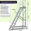 Jundingying Aluminum Alloy Mobile Platform Ladder