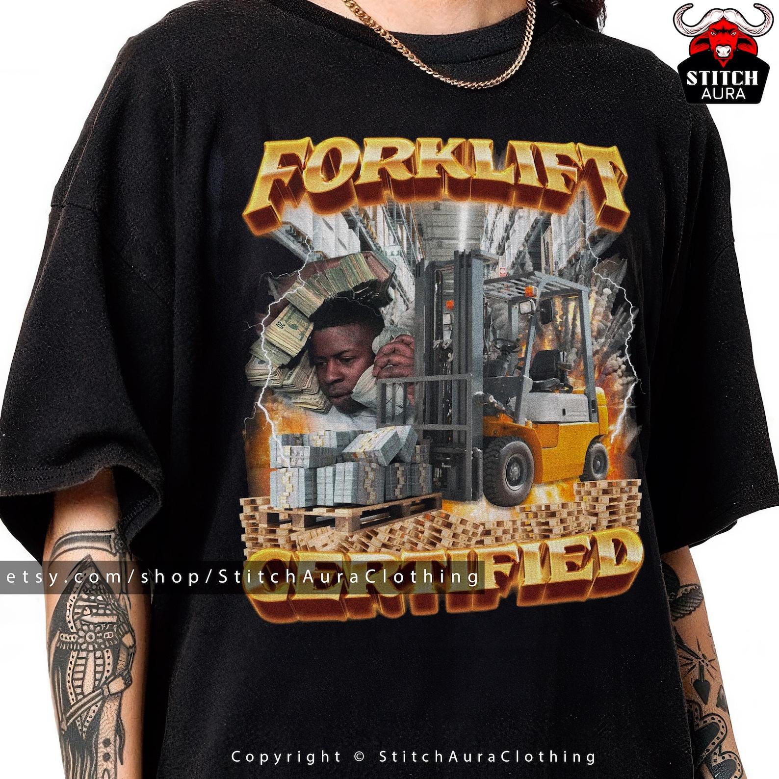 Forklift Certified Funny Gift T Shirt For Forklift Mechanic,Waste Management Shirt Tee,Forklift Driver Training TShirt For Forklift Operator XL