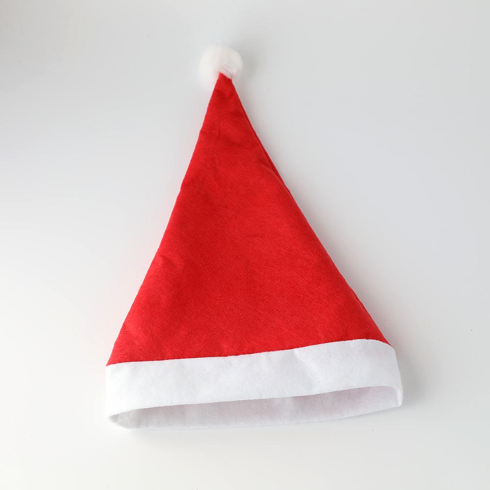 2025 Nejprodávanější červená čepice Santa Clause pro dospělé a děti – Netkaná textilie Vánoční party dekorace