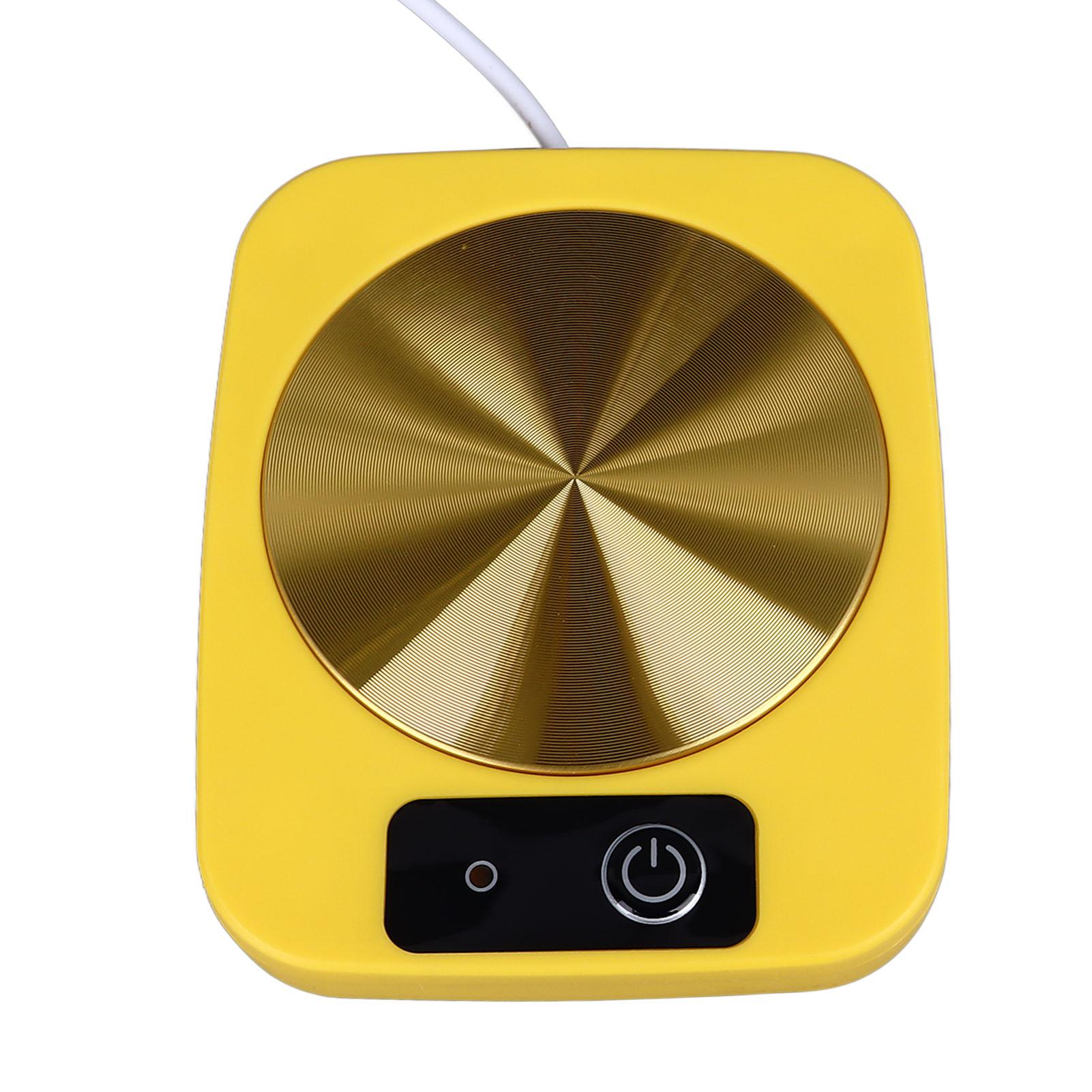 

Подогреватель для кофе Умный с постоянной температурой Питание от USB Портативный подогреватель для кружки для офиса Путешествий Дома Желтый жёлтый