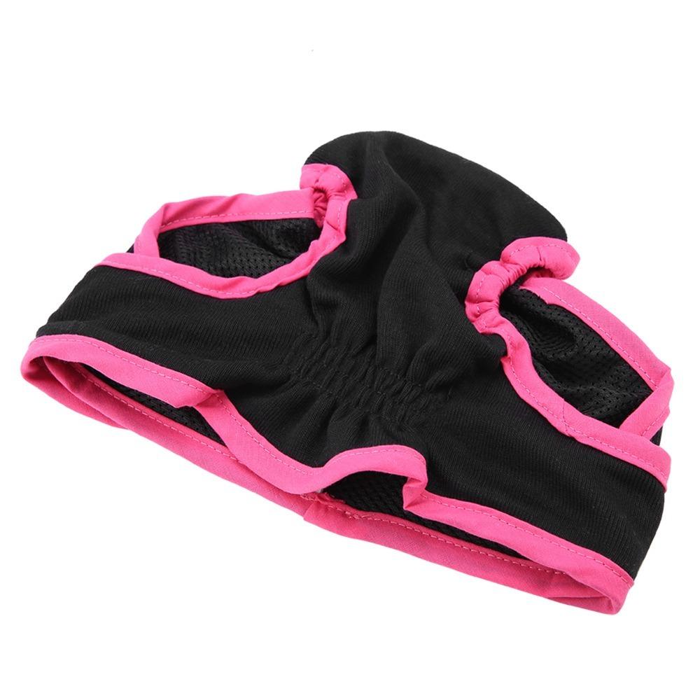 Soft Fabric Dog Sanitary Pant Adjustable Sticky Strap Pet Period Underwear  Dog Estrus