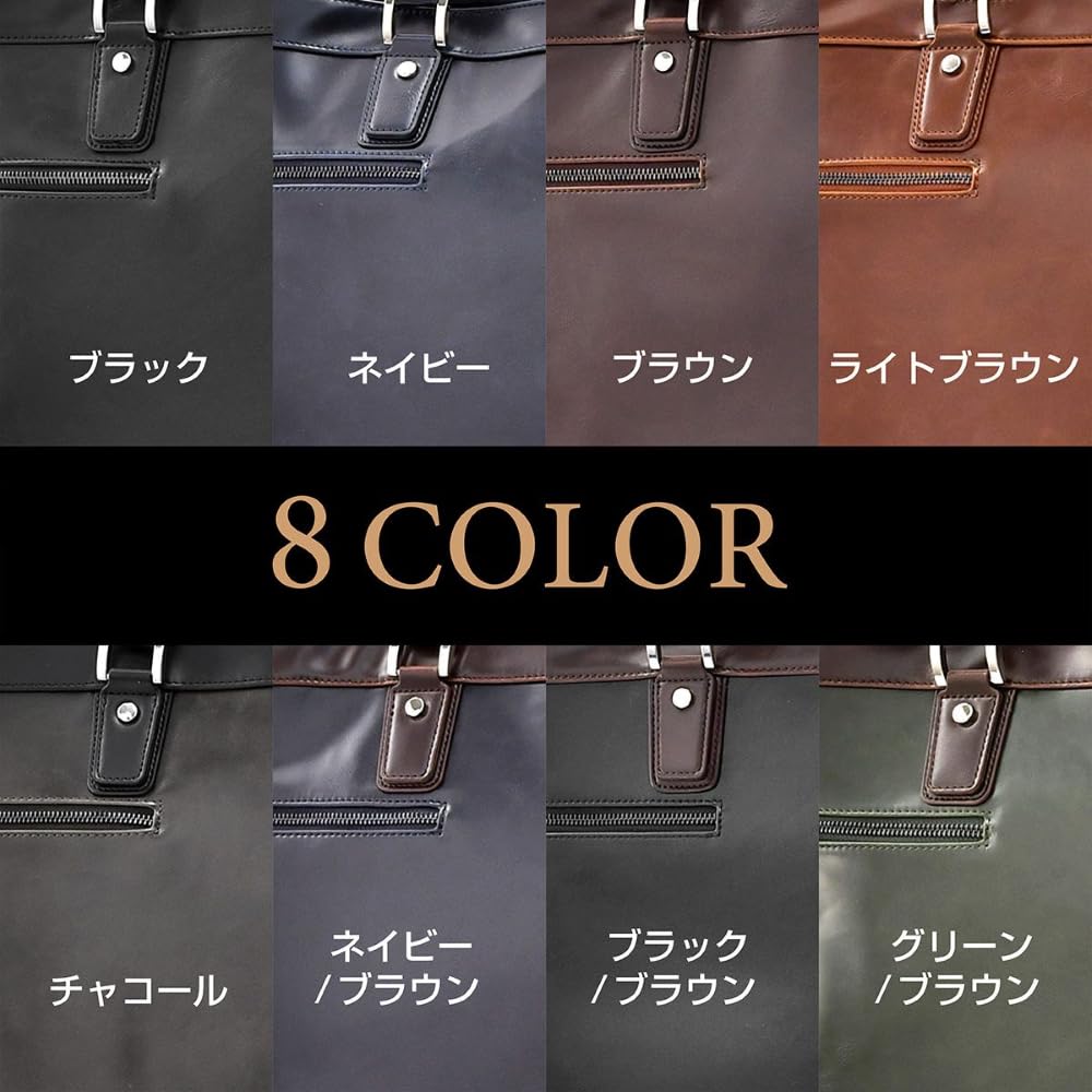 Sacro Tote Business Groß Steht auf seinem PU Hält A4-Größe Reißverschlussfach Schultergurt Perfekt für Job Business Schwarze Tasche, Herrentasche, Kapazität,