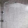 New 8/10/12Inch Rainfall Shower Heads Stainless Steel Square Showerhead Ultra Thin Waterfall Shower Head Pressurized Shower Head