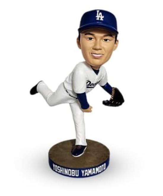 Yoshinobu Yamamoto Los Angeles Dodgers Bobblehead Doll, Distributed June 13, 2024 [Item]