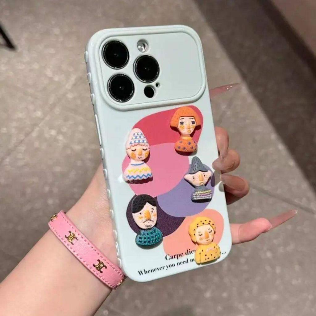 The new love frame doll is suitable for anti-drop iPhone16/15Pro mobile phone case 17promax protective case.