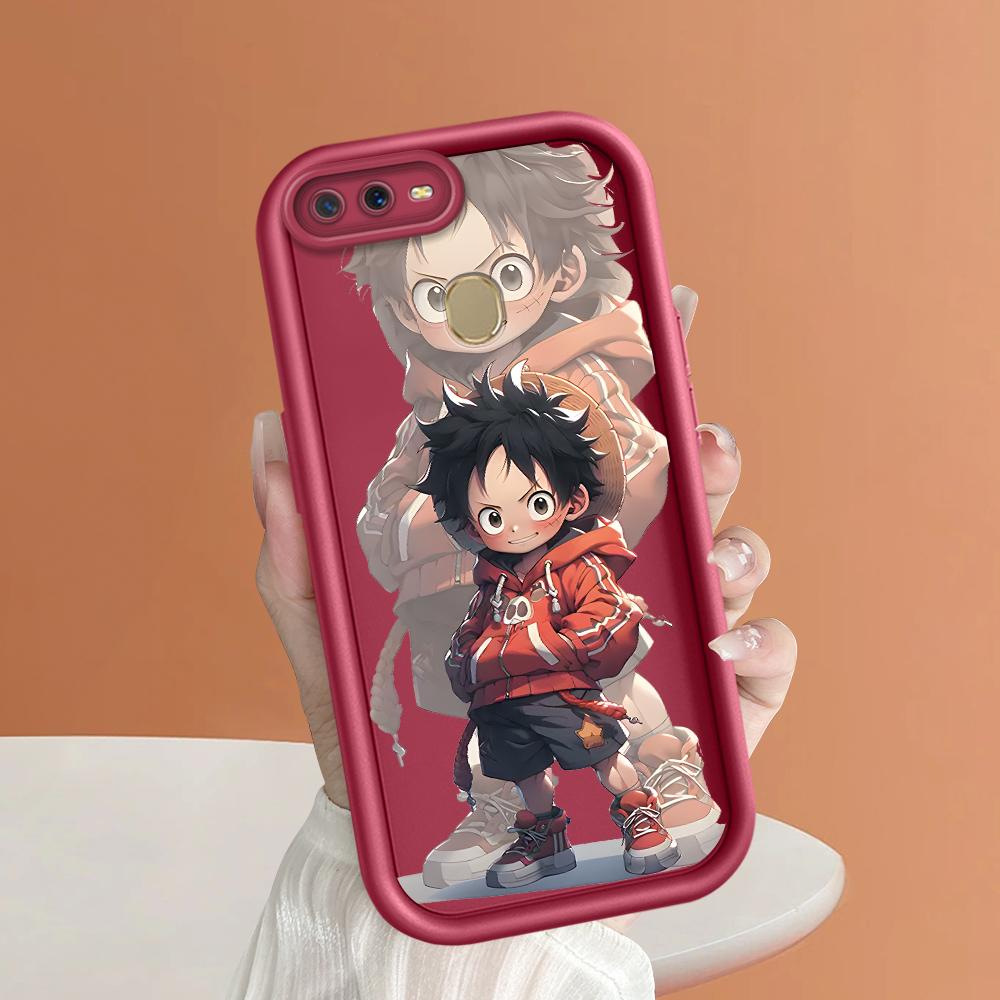 Soft Silicone Square Ladders Cartoon Pattern Full Cover Camera Protection Shockproof Case for OPPO Reno Realme OnePlus