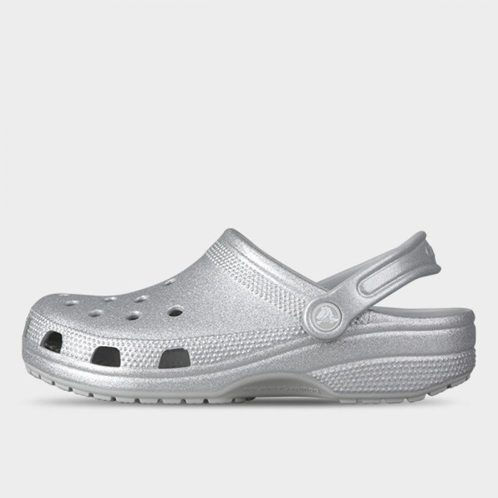 CrocS ClaSSic Cleater Clog Women S Slipper SandalS Silver 205942 0ic