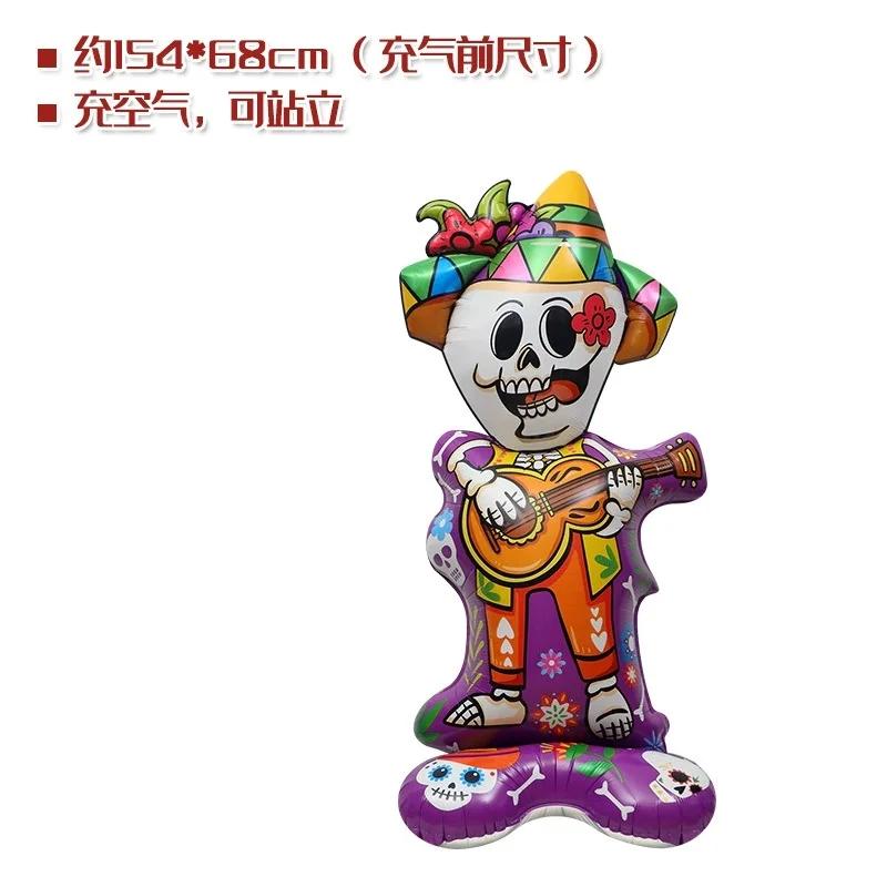 1Pc Halloween Theme Witch Grim Reaper Balloon Set 2026 Halloween Party Decoration Supplies Baby Shower Helium Globos