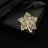 Gold & Diamond Vintage Butterfly Brooch - Versatile Women's Pin Jewelry