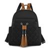 Dámský látkový batoh Oxford Látkový batoh Fashion Tassel Travel Backpack