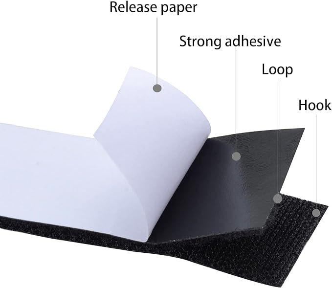 Strong Double-Sided Self-Adhesive Hook & Loop Tape for Car Floor Mats