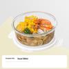 ZISIZ Rectangular Glass Food Container with Lid