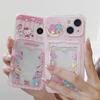 Sanrio Hello Kitty Photo Card Holder Phone Case For Xiaomi Redmi Note 14 Pro 5G Note 13 12 Pro 11 11S 13C 12 12C 10C 5G Cover