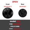 ABS 3D Car Front Logo Rear Bumper Tail Door Trunk Sticker Rear Emblem Sticker Styling Accessory For VW Volkswagen Polo 2019-2024 zf6